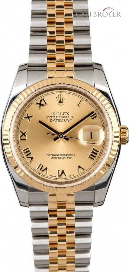 Rolex Used  Datejust 116233 Champagne Roman Dial Dial 836296