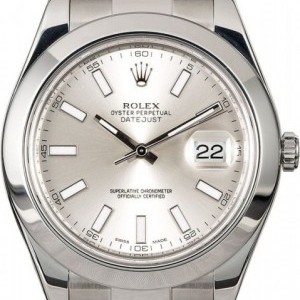 Rolex Datejust II Ref 116300 Silver Dial White Index Index 853517