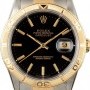 Rolex PreOwned  Datejust Turn-O-Graph 16263 Black Dial
