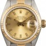 Rolex Womens  Datejust 69173 Two Tone Jubilee Band