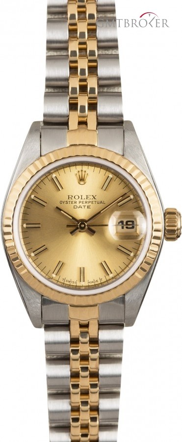Rolex Womens  Datejust 69173 Two Tone Jubilee Band Band 779330