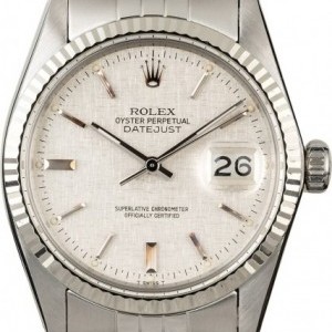 Rolex Datejust 16014 Silver Linen Index Dial 16014 839869