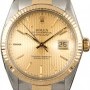 Rolex PreOwned  Datejust 16013 Champagne Tapestry Index