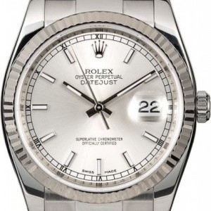 Rolex PreOwned  Datejust 116234 Silver Dial 116234 835558