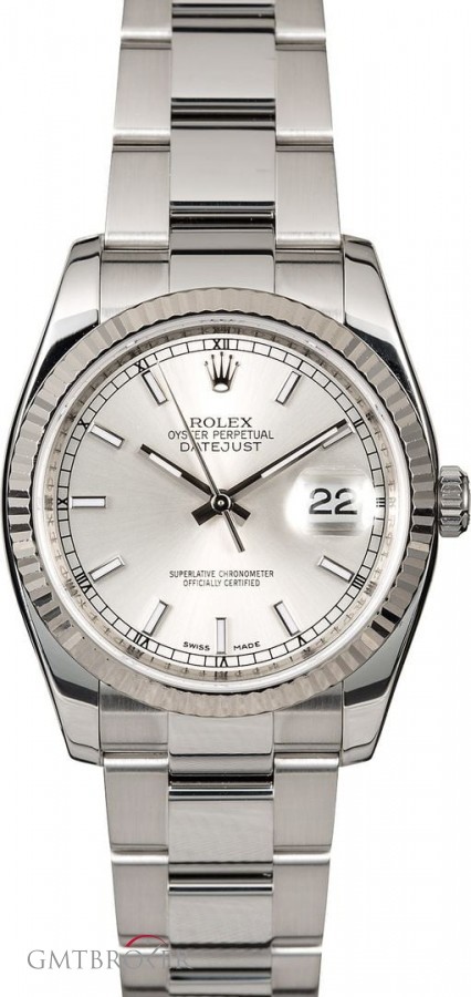 Rolex PreOwned  Datejust 116234 Silver Dial 116234 835558