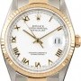 Rolex Datejust 16233 Steel  Gold Oyster Band