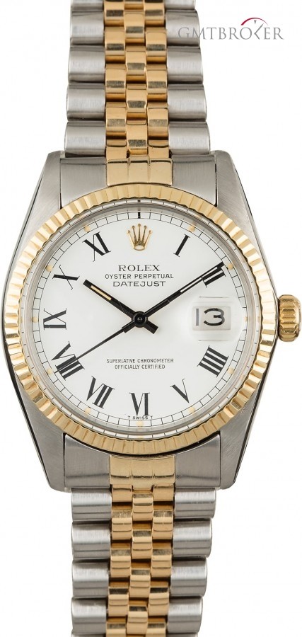Rolex PreOwned  Datejust 16013 White Buckley Dial 16013 848384
