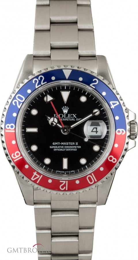 Rolex Used  GMT Master 16710 Pepsi Insert 16710 845185