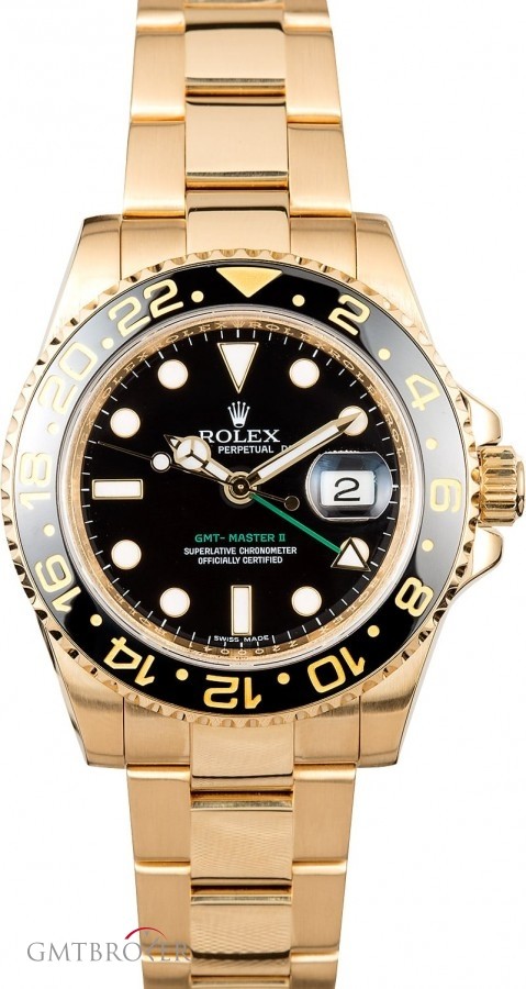 Rolex PreOwned  GMT-Master II Ref 116718 Yellow Gold Gold 833369