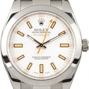 Rolex PreOwned  Milgauss 116400 White Dial Dial 787976