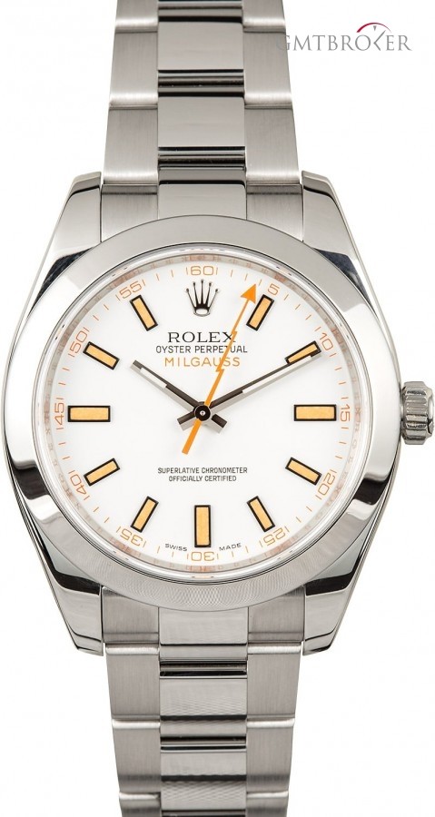 Rolex PreOwned  Milgauss 116400 White Dial Dial 787976