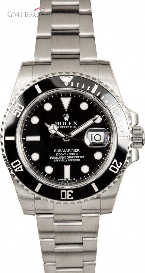 Rolex PreOwned  Submariner 116610 Stainless Steel Black 116610 854048