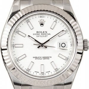 Rolex Mens  DateJust II 116334 White Dial Dial 379471