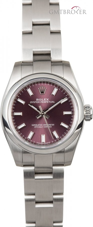 Rolex Lady Oyster Perpetual 176200 Red Grape Dial 176200 840139