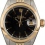 Rolex Used  Date 6917 Black Dial