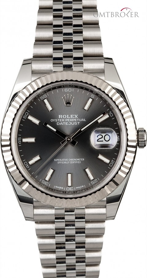 Rolex PreOwned  Datejust II Ref 126334 Dark Rhodium Dial Dial 849143