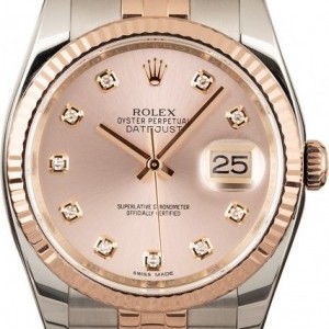 Rolex Diamond Datejust 116231 Two Tone Everose Jubilee Jubilee 840046
