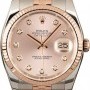 Rolex Diamond Datejust 116231 Two Tone Everose Jubilee
