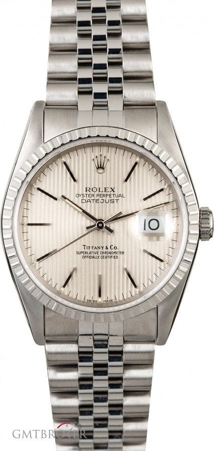 Rolex Datejust 16220 Tiffany  Co Tapestry Dial Dial 821471