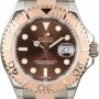 Rolex Used  Yacht-Master 116621 Two Tone with Chocolate