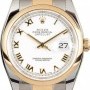 Rolex PreOwned  Datejust 116203 White Roman Dial
