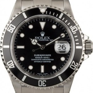 Rolex PreOwned  Submariner Ref 16610 Black Dial Dial 849800