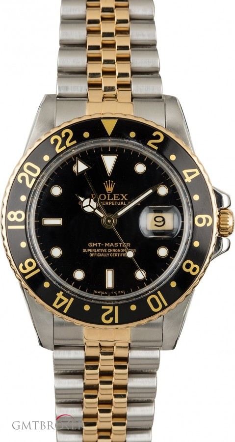 Rolex PreOwned  GMT-Master 16753 Two Tone Watch Watch 849191