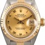 Rolex Womens  Datejust 69173 Champagne Roman