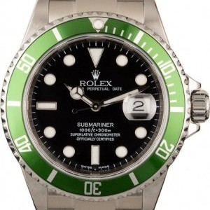 Rolex Submariner 16610T Kermit Green Anniversary Bezel Bezel 840058