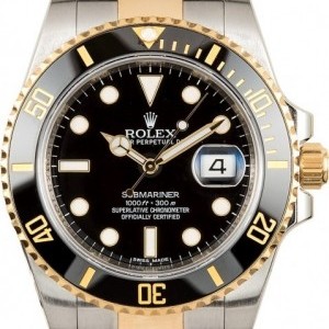 Rolex Pre-Owned  Submariner 116613 Black Ceramic Bezel Bezel 837169