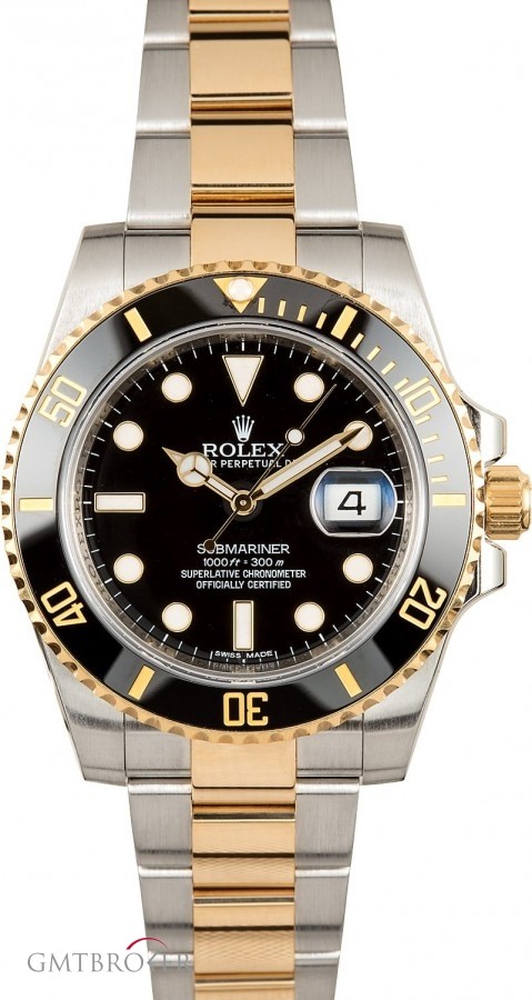 Rolex Pre-Owned  Submariner 116613 Black Ceramic Bezel Bezel 837169