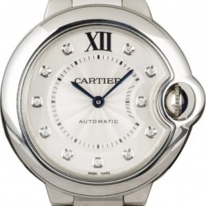 Cartier Ballon Bleu WE308074 Silver Diamond Dial WE308074 842628
