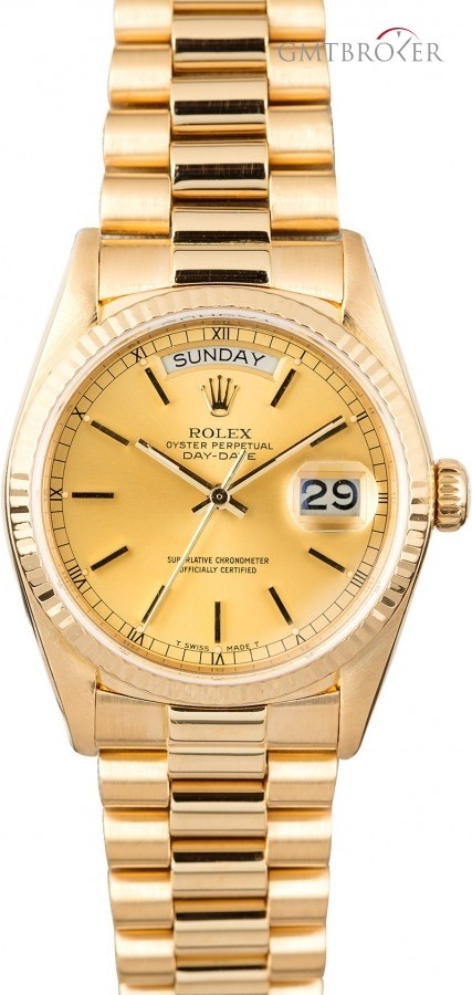 Rolex President 18038 Champagne Dial Day-Date 18038 827270