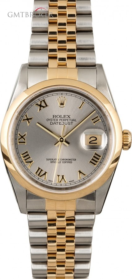 Rolex PreOwned  Datejust 16203 Rhodium Roman Dial 16203 834427