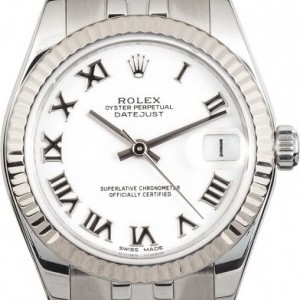 Rolex PreOwned  Datejust 178274 White Roman Dial 178274 851897
