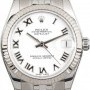 Rolex PreOwned  Datejust 178274 White Roman Dial