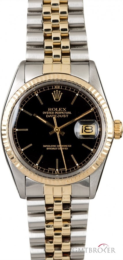 Rolex Used  Datejust 16013 Black Dial 16013 817637