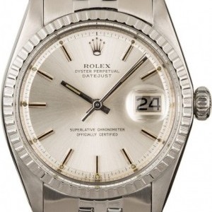 Rolex Vintage  Datejust 1603 Silver Pie Pan Dial Dial 836890