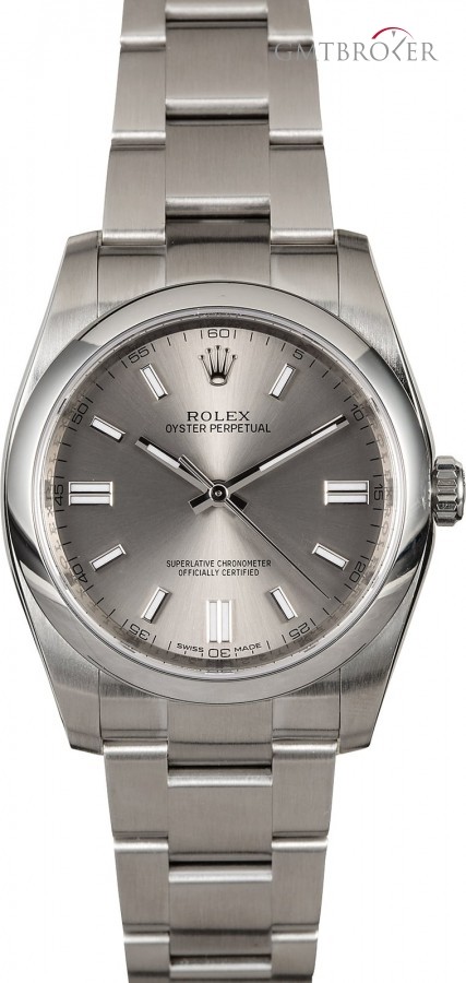 Rolex PreOwned  Oyster Perpetual 116000 Steel Dial 116000 848129