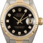 Rolex Datejust 69173 Black Diamond Dial