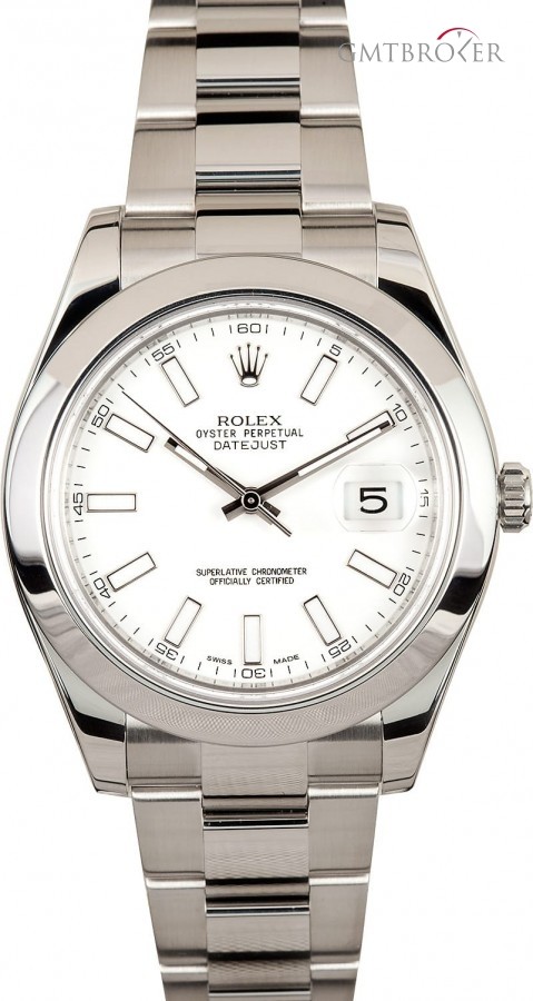 Rolex Datejust II 116300 White Dial Dial 731103