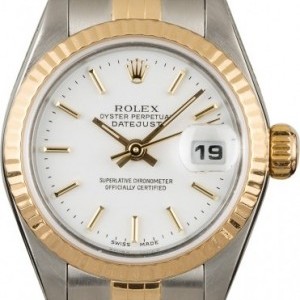 Rolex Used  Datejust 79173 White Index Dial Dial 849293