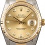 Rolex Datejust 16233 Diamond Hour Markers