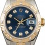 Rolex Used  Lady-Datejust 179313 Blue Diamond Dial