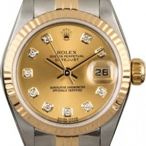Rolex PreOwned  Datejust 69173 Diamond Dial Dial 834778
