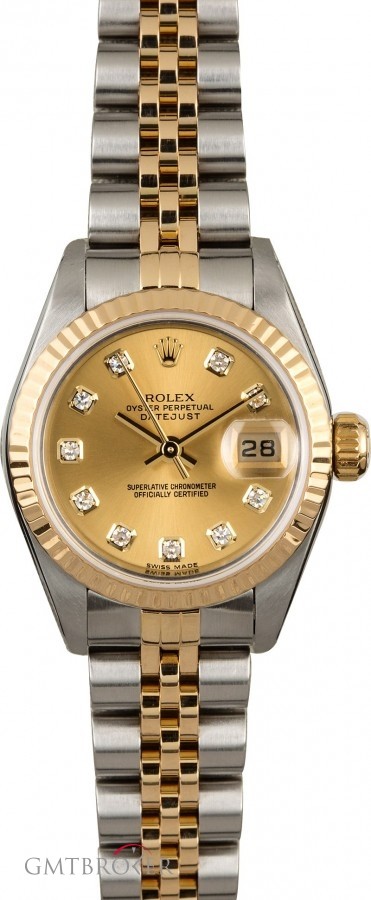 Rolex PreOwned  Datejust 69173 Diamond Dial Dial 834778