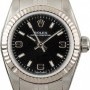 Rolex Ladies  Oyster Perpetual 76094 Black Dial