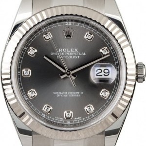 Rolex Datejust II Ref 126334 Dark Rhodium Diamond Dial Dial 844333
