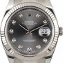Rolex Datejust II Ref 126334 Dark Rhodium Diamond Dial