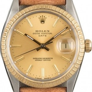 Rolex Used  Date 15053 Champagne Dial Dial 854036
